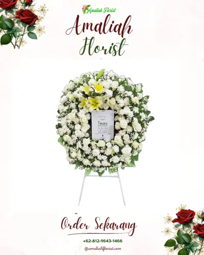 Krans Bunga Duka Cita di Yosowilangun Lor